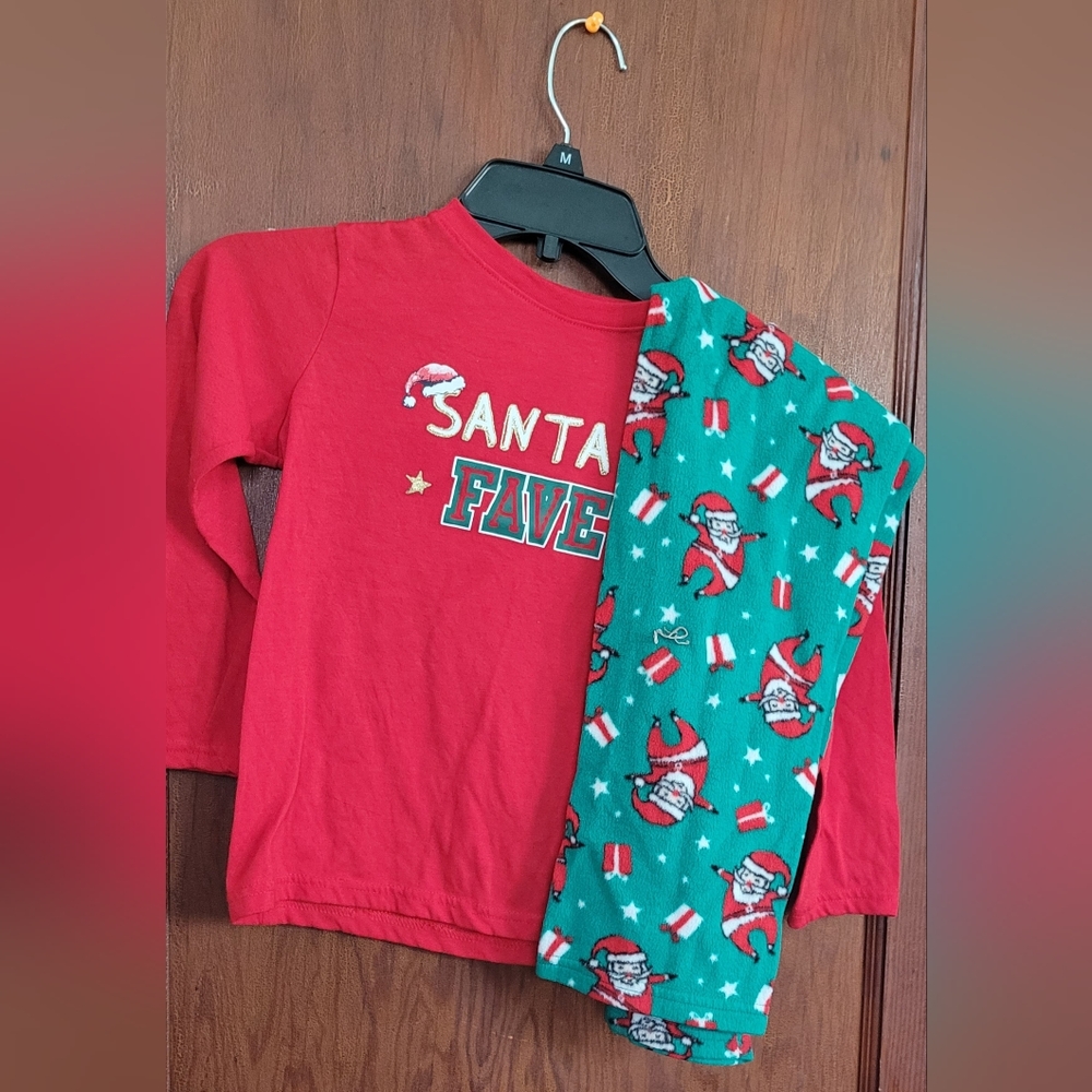 Boys Christmas Pajamas Elf patterns  Size 6
